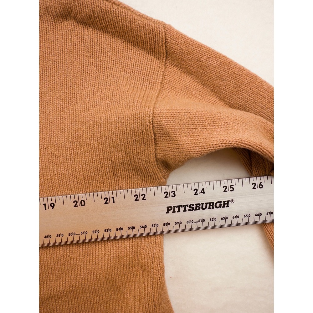 Eileen Fisher Camel Cashmere Merino Wool Oversized High Low Sweater XXS XS - Picture 6 of 6